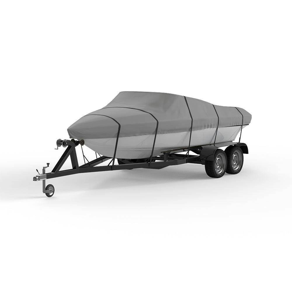AllGuard Weatherproof Semi-Custom Cover for Walk-Around Cuddy Cabin O/B Boats